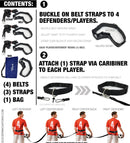 Flat Back 4 Belt by Soccer Innovations