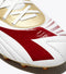 Diadora Maximus Elite SLX Soccer Cleats (white/chili pepper/russet orange)