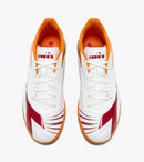 Diadora Maximus Elite R TFR Soccer Cleats (white/chili pepper/russet orange)