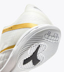 Diadora Brasil Sala Elite ID Soccer Shoes (white/black/metallic gold)