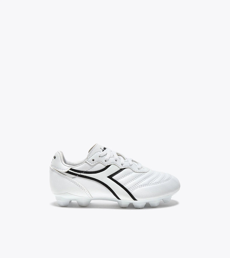 Diadora Brasil R LPU JR Soccer Cleats (white/black)