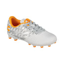 Charly Grasshopper 4.0 Youth FG Cleats (white/orange/silver)