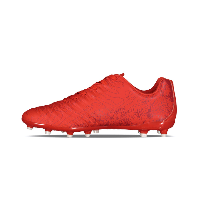 Charly Hot Cross 2.0 FG Soccer Cleats - Red-Soccer Command