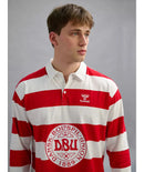 hummel Denmark DBU Fan 24 Rugby Striped Shirt-Soccer Command