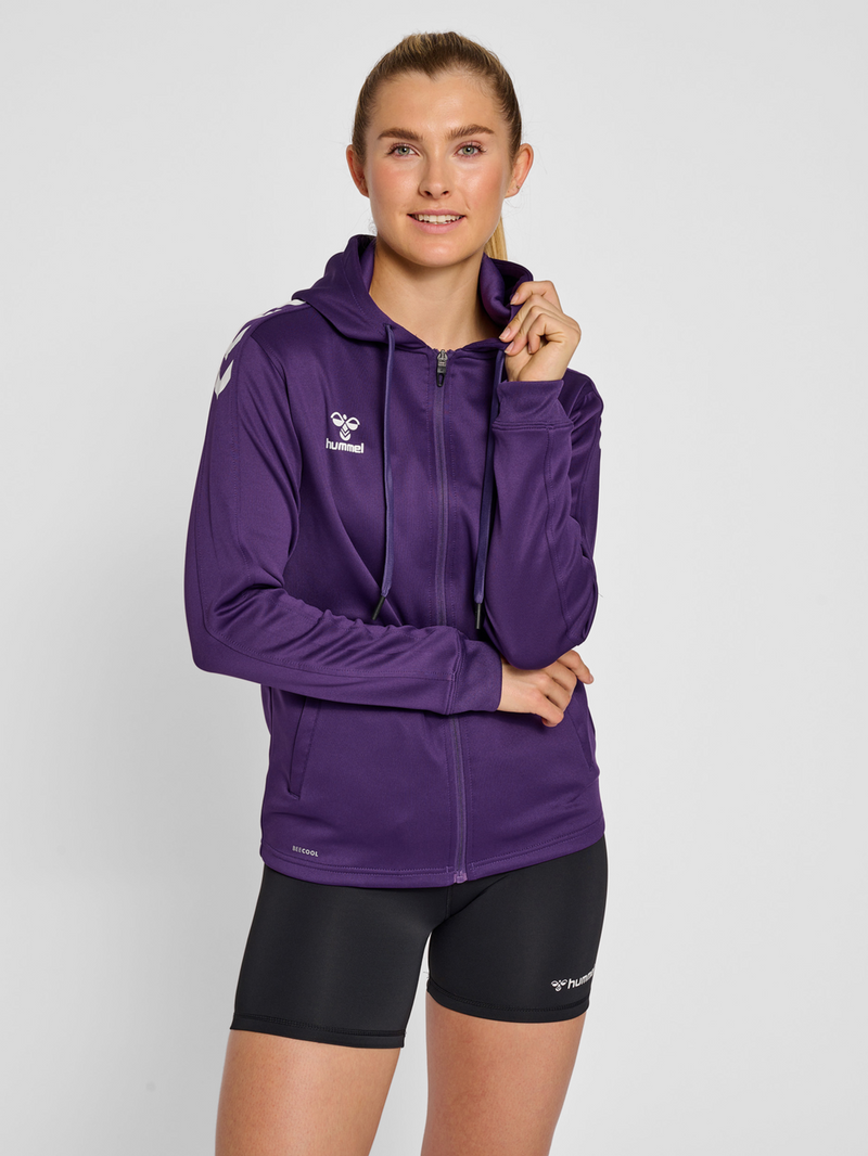 hummel Core XK Poly Zip Hood Sweat (women's)