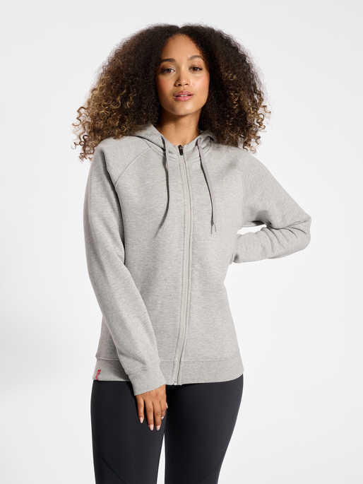 hummel Red Heavy Zip Hoodie (women's)