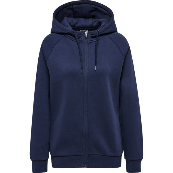 hummel Red Heavy Zip Hoodie (women's)