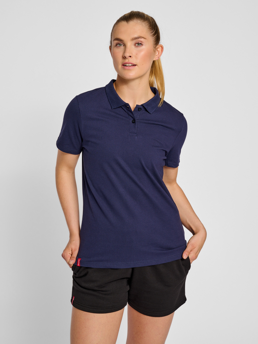 hummel Red Stretch Polo (women's)