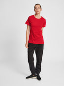 hummel Red Basic SS T-Shirt (women's)