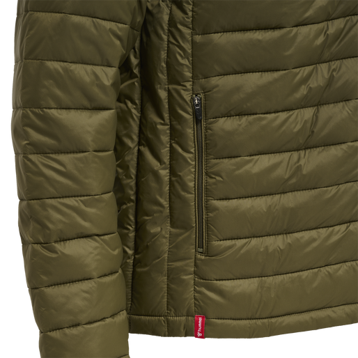 hummel Red Quilted Hood Jacket (men's)