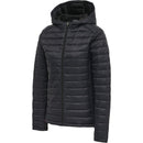 hummel Red Quilted Hooded Jacket (women's)