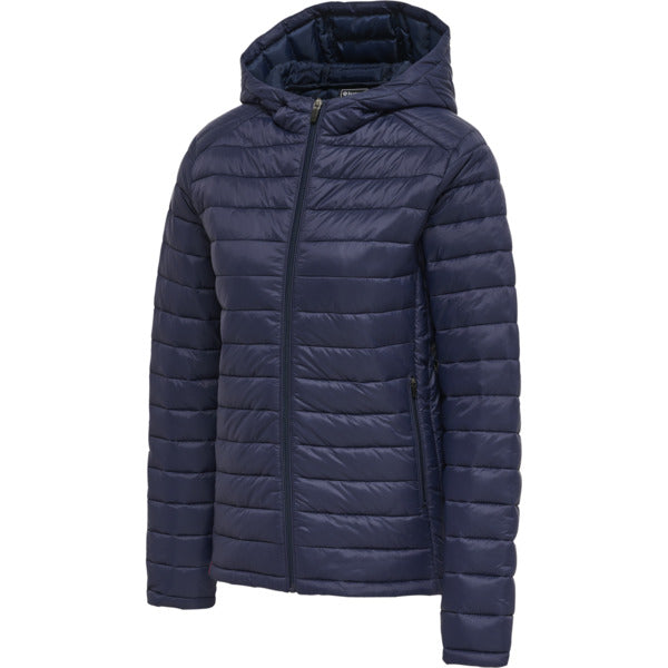 hummel Red Quilted Hooded Jacket (women's)