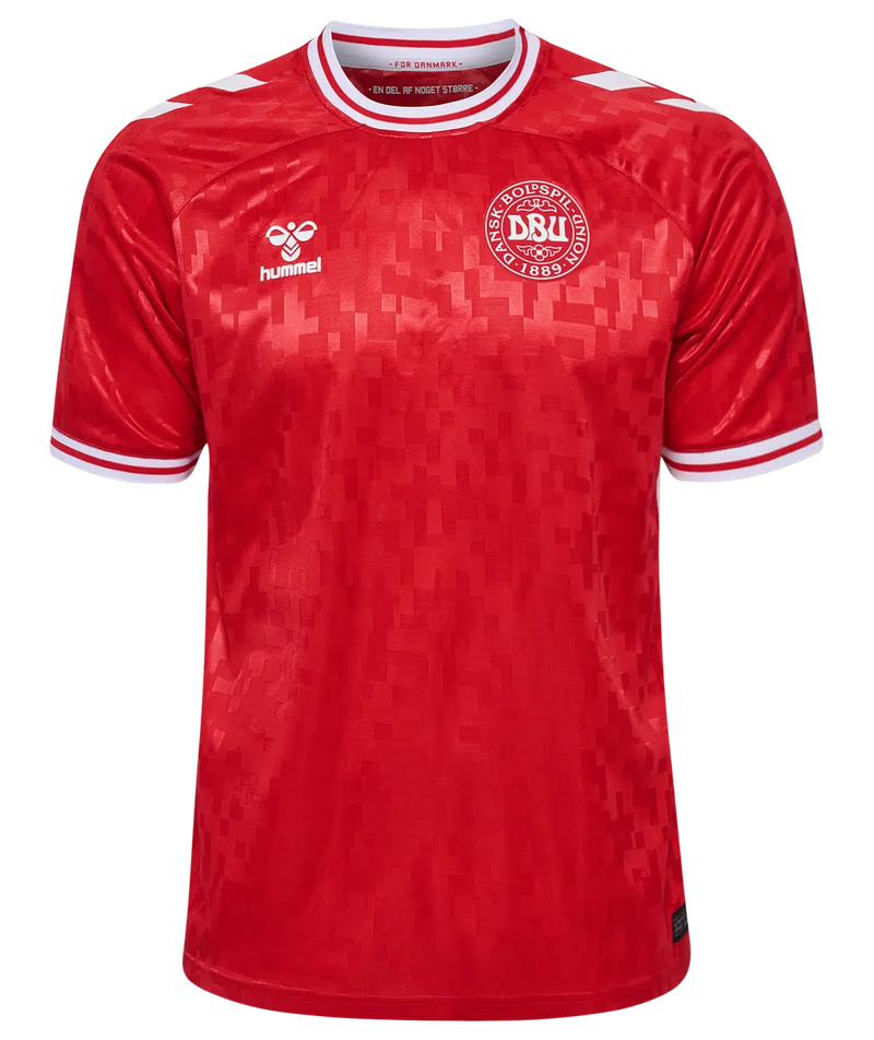 hummel Denmark DBU 24 Replica Home Jersey (youth)-Soccer Command