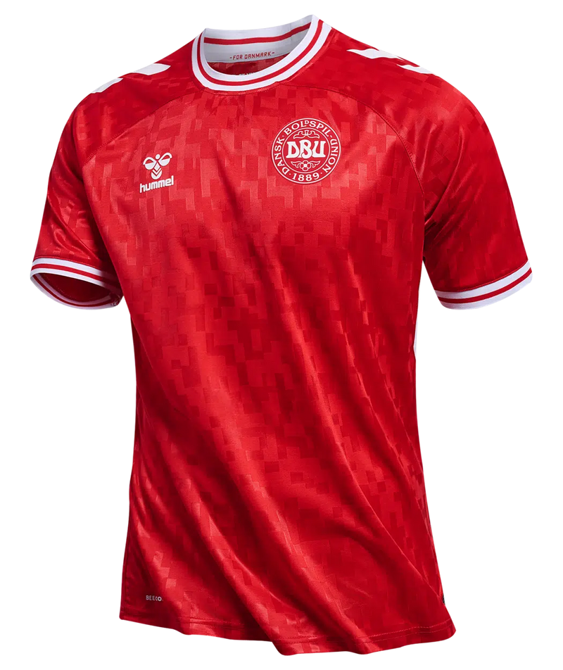 hummel Denmark DBU 24 Replica Home Jersey (youth)-Soccer Command