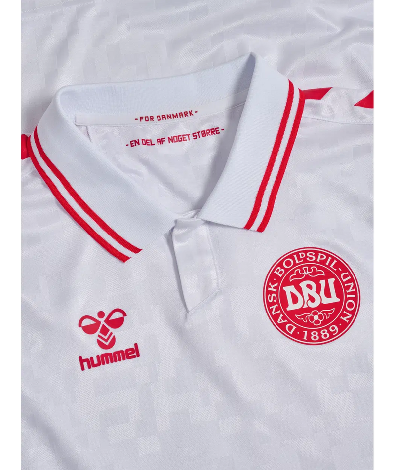 hummel Denmark DBU 24 Replica Away Jersey (youth)-Soccer Command