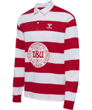 hummel Denmark DBU Fan 24 Rugby Striped Shirt-Soccer Command