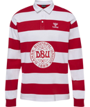 hummel Denmark DBU Fan 24 Rugby Striped Shirt-Soccer Command