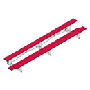 Jaypro Soccer Tip & Roll Bleacher (2 Row - Single Foot Plank)