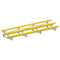 Jaypro Soccer Tip & Roll Bleacher (3 Row - Single Foot Plank)-Soccer Command