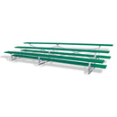 Jaypro Soccer All Aluminum Bleacher (3 Row - Single Foot Plank)-Soccer Command