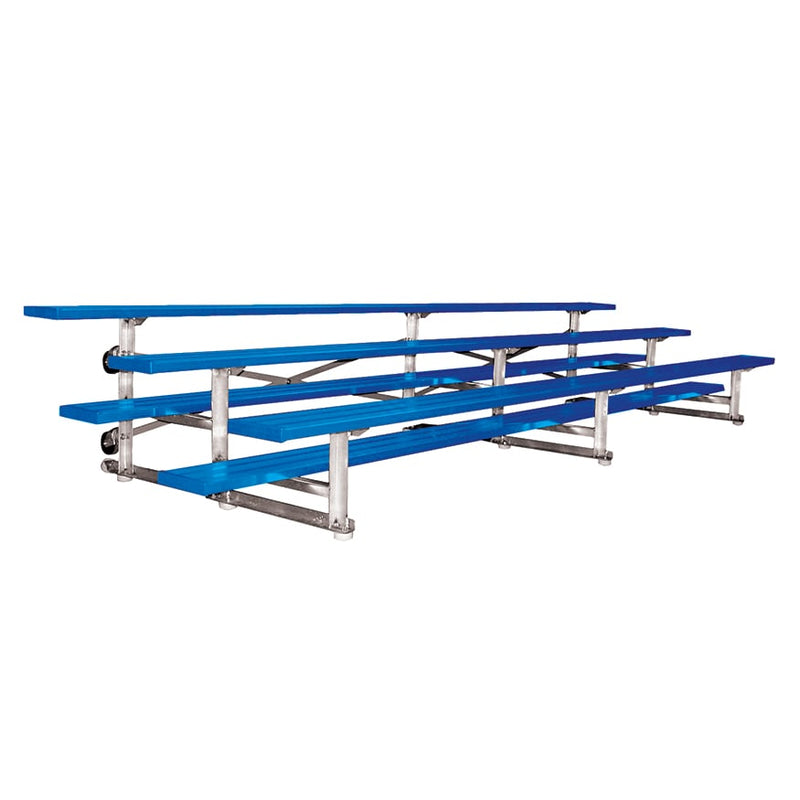 Jaypro Soccer Tip & Roll Bleacher (3 Row - Single Foot Plank)-Soccer Command