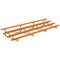 Jaypro Soccer Tip & Roll Bleacher (4 Row - Single Foot Plank)