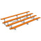 Jaypro Soccer Tip & Roll Bleacher (4 Row - Single Foot Plank)