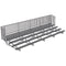 Jaypro Soccer Enclosed Bleacher (5 Row - Single Foot Plank with Guard Rail)