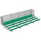 Jaypro Soccer Enclosed Bleacher (5 Row - Single Foot Plank with Guard Rail)