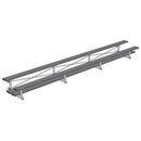 Jaypro Soccer Tip & Roll Bleacher (2 Row - Double Foot Plank)