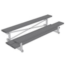 Jaypro Soccer Tip & Roll Bleacher (2 Row - Double Foot Plank)