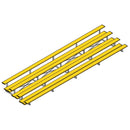 Jaypro Soccer All Aluminum Bleacher (4 Row - Double Foot Plank)