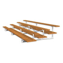 Jaypro Soccer All Aluminum Bleacher (4 Row - Double Foot Plank)