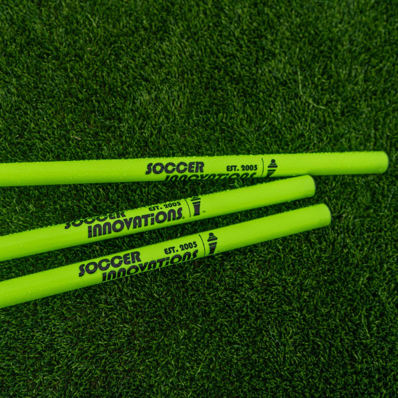 1'' Collapsible Agility Pole Set by Soccer Innovations