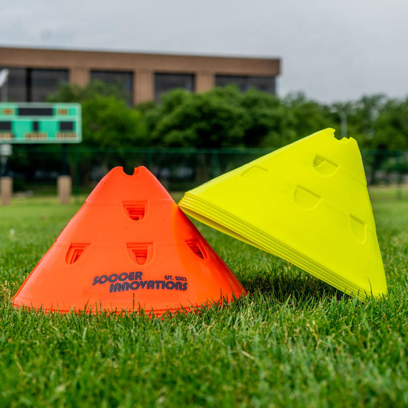 12" Three-Position Hurdle Cone Set by Soccer Innovations