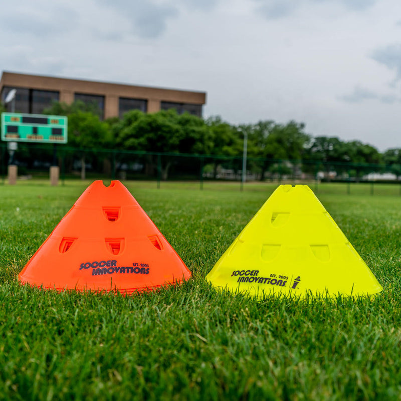 12" Three-Position Hurdle Cone Set by Soccer Innovations