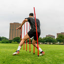 1" Agility Pole Set with Ground Spikes by Soccer Innovations