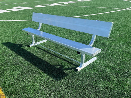 Pevo Powder Coated Team Soccer Bench With Back