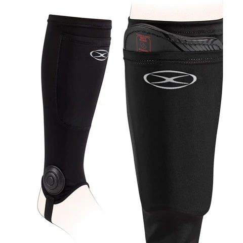 Xara Kangaroo V2 Shin Guard Compression Sleeves w/Ankle Guard