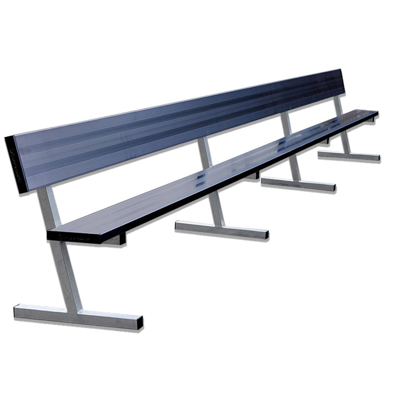 Jaypro Soccer Player Bench With Seat Back (Portable)