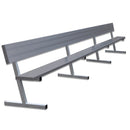 Jaypro Soccer Player Bench With Seat Back (Portable)