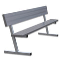 Jaypro Soccer Player Bench With Seat Back (Portable)