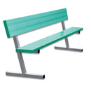 Jaypro Soccer Player Bench With Seat Back (Portable)