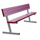 Jaypro Soccer Player Bench With Seat Back (Portable)