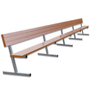 Jaypro Soccer Player Bench With Seat Back (Portable)