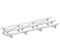 Jaypro Soccer Tip & Roll Bleacher (3 Row - Single Foot Plank)-Soccer Command