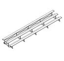 Jaypro Soccer Tip & Roll Bleacher (3 Row - Single Foot Plank)-Soccer Command