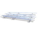 Jaypro Soccer Standard Outdoor Bleacher (3 Row - Single Foot Plank)-Soccer Command