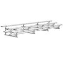 Jaypro Soccer Standard Outdoor Bleacher (3 Row - Single Foot Plank)-Soccer Command