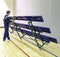 Jaypro Soccer Tip & Roll Bleacher (2 Row - Single Foot Plank)